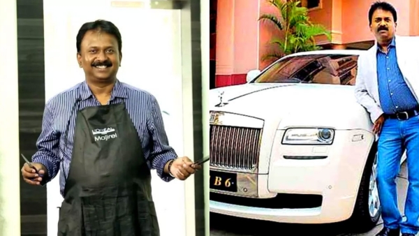  Bangalore Salon owner and a billionaire barber Ramesh Babu who owns 400 luxury cars