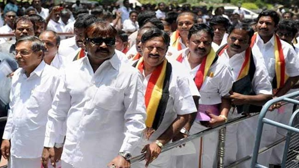 Where are the 28 MLAs with Vijayakanth now? check full artitle about dmdk history 