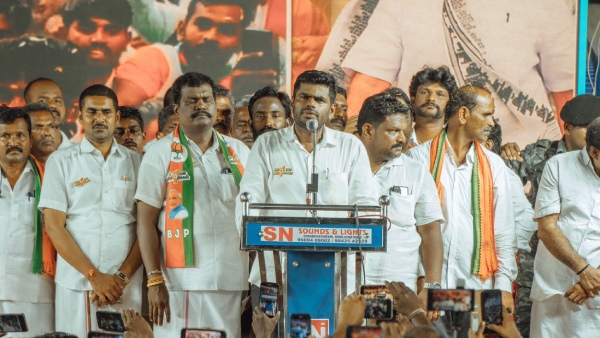 BJP Annamalai severely criticizes I Periyasamy and dmk ministers in padayatra BJP Annamalai severely criticizes I Periyasamy and dmk ministers in padayatra
