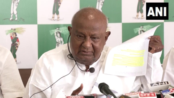 Devegowda gets emotional in Press meet on Cauvery Water Dispute