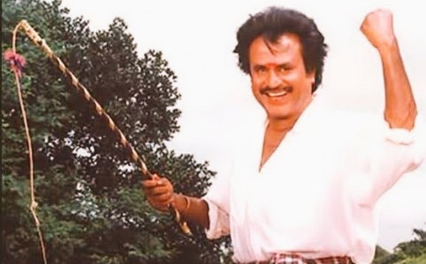 a netizen teasing rajinis muthu movie and oruvan oruvan mudhalali lyrics 