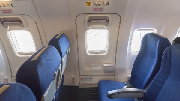 a soldier tried to open the flight emergency exit door on the flight from Delhi to Chennai 