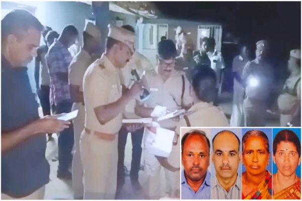 The main accused in the Palladam murder case surrendered to the police 