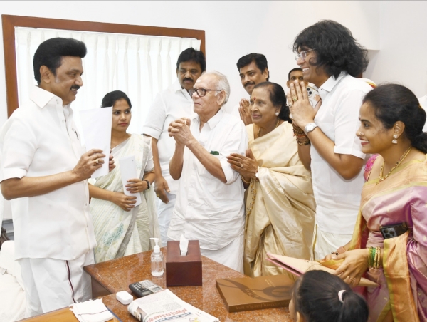  naming of Chennai Vadapalani Kumaran Colony Road after late musician Mandolin Srinivas 