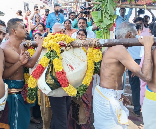 Vinayagar Chaturthi 2023: 75 kg kolukkatai padayal for Trichy malaikottai uchi pillaiyar Vinayagar Chaturthi 2023: 75 kg kolukkatai padayal for Trichy malaikottai uchi pillaiyar