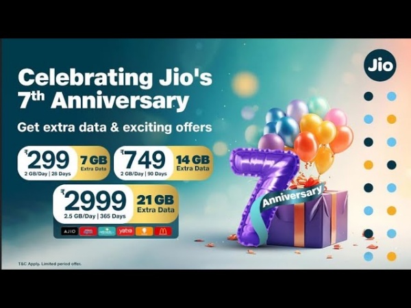 Jio offers extra data, vouchers on 3 recharge plans: Last date soon to avail offer Jio offers extra data, vouchers on 3 recharge plans: Last date soon to avail offer