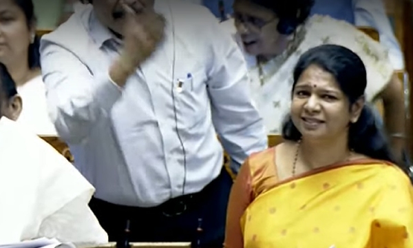 DMK MP Kanimozhi slams BJP during Womens Reservation Bill debate in Lok Sabha
