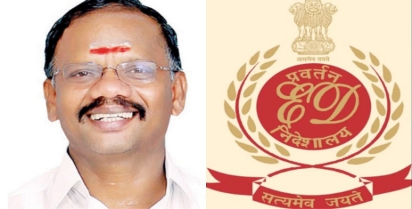 Supporters gather in Dindigul Rathnam House during ED Raid