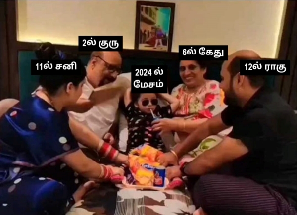 New Year Rasi Palan 2024: Sani, Rahu ketu,Guru Peyarchi palan Mesham Rasi prideiction