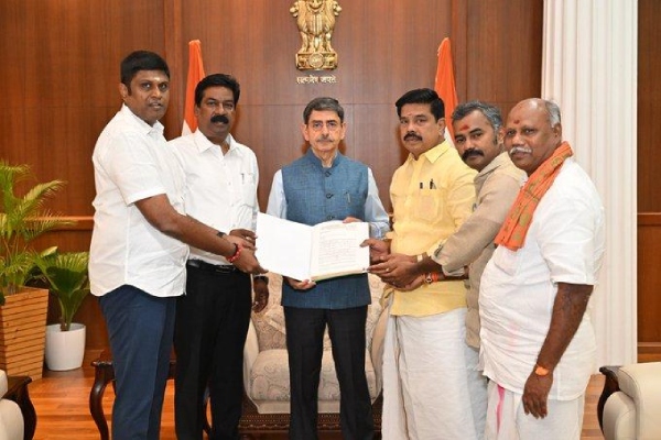 Tamil Nadu BJP seeks Governor Ravi to dismiss Ministers Udhayanidhi Stalin, Sekar Babu