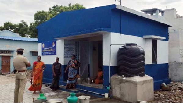 Cow dung mixed in school water tank near Virudhunagar Police begain investigation 