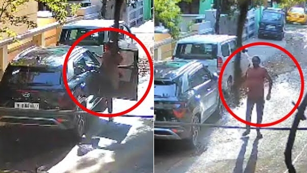 CCTV Footage release actor marimuthu going to hospital after chest pain in his car CCTV Footage release actor marimuthu going to hospital after chest pain in his car