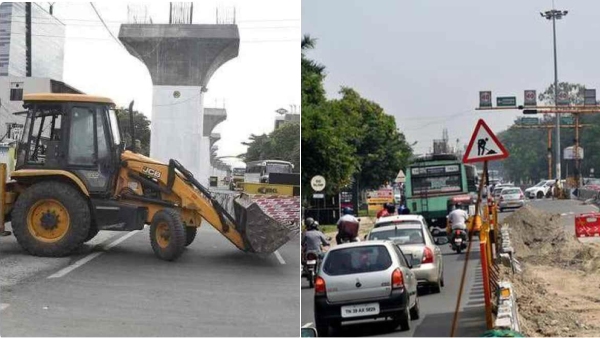 Everywhere in Coimbatore there is a situation of take diversion 