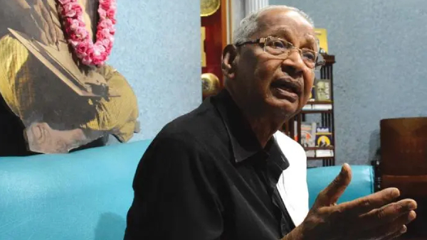 Dravidar Kazhagam president K. Viramanis question about RSS leader Mohan Bhagwats comment 