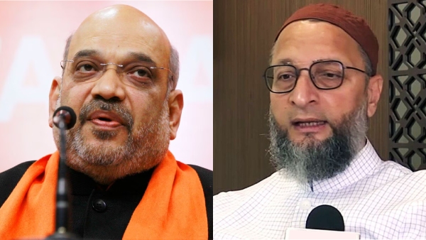 Amit Shah celebrating Hyderabad Liberation Day and Owaisi celebrating National Unity Day 