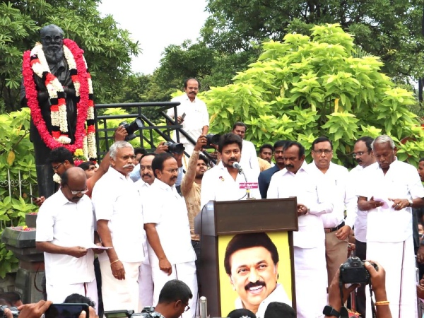 Udhayanidhi Stalin Vows to end of fascist BJP regime 