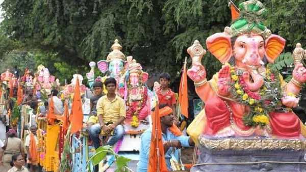 In Chennai 2nd Vinayagar Procession to be held today and dissolved in 4 sea shore 