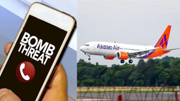Bomb threat to Akasa air flight in chennai airport 