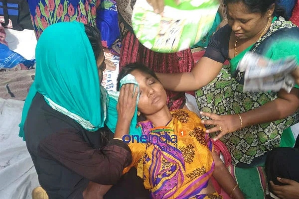 Tamil nadu government employees and TN School Teachers hungerstrike in Chennai Nungambakkam DPI 