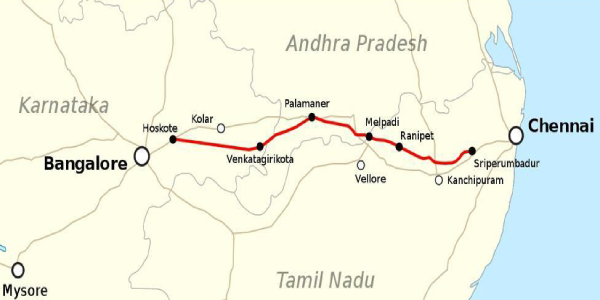 Nitin Gadkari announced that Chennai Bangaluru Expressway operational from january 
