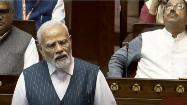 PM Modi addresses Rajya Sabha in New Parliament Building 
