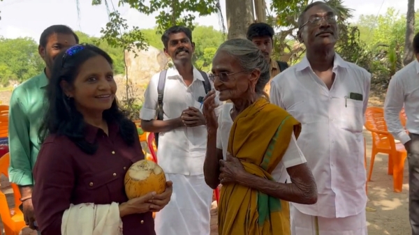 Supriya Sahu says about 89 years old panchayat president Veerammal Amma 