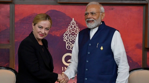 PM Modi meets Italian Prime Minister Giorgio Meloni 