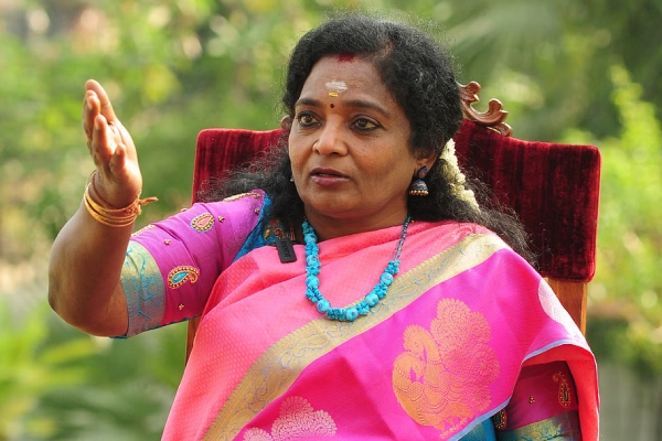 RS Bharathi has criticized Telangana Governor Tamilisai Soundararajan for wanting to contest the parliamentary elections. RS Bharathi has criticized Telangana Governor Tamilisai Soundararajan for wanting to contest the parliamentary elections.