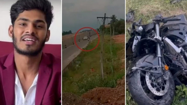Release of information about the bike ridden by TTF Vasan who was involved in the accident 