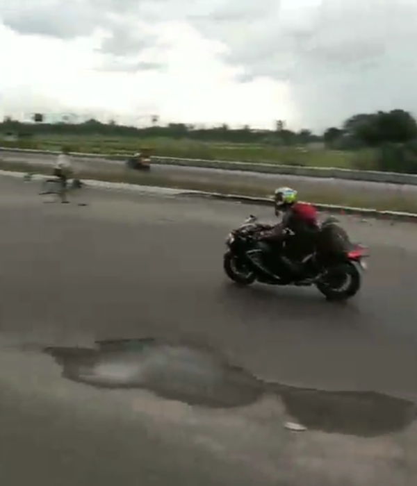 TTF Vasan survived the accident because he was wearing a quality helmet and expensive jacket 