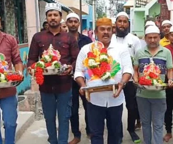 Krishnagiri Hearttouching incident and Krishnagiri Muslims gave Hindus puja items for Ganesha Chaturthi
