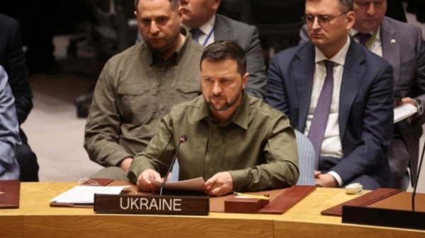 Russias veto power weakens the UN power - Ukrainian President Volodymyr Zelensky 