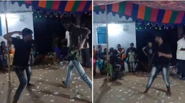  Vinayaka chavithi 2023 Andhra Man Collapses and Dies Due To Heart Attack While Dancing 