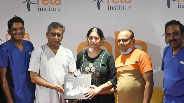  Chennai hospital successfully done 8 hour long operation to Gujarat woman with Double lung failure