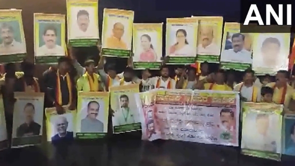  Cauvery: Karnataka Bandh- Pro-Kannada organisations hold protest in Bengalore