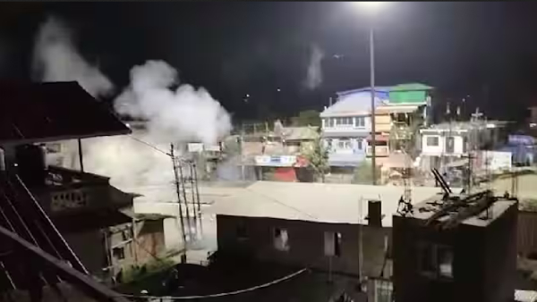  Manipur Chief Ministers Family House was attacked by Mob Tries In Imphal