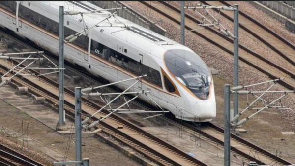 China sets record by running bullet train over sea 