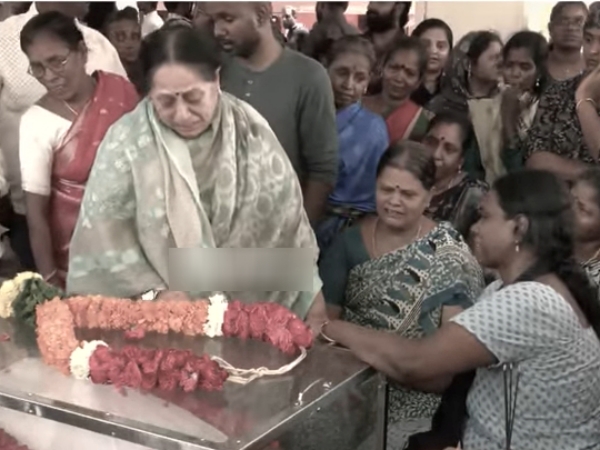 Ethirneechal serial actor Marimuthu Death for serial Actress Sathyapriya crying 