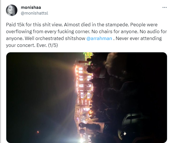 AR Rahman concert Marakkuma Nenjam Fans are very angry 