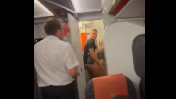 What happened in the London Flight Bathroom and why did police inquiry about it 