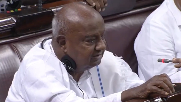 Former PM Deve Gowda raise Cauvery water dispute in Rajyasabha