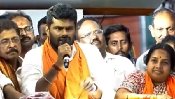 DMK not give electricity to the Marudamalai Murugan temple in 1962 as a policy : says annamalai DMK not give electricity to the Marudamalai Murugan temple in 1962 as a policy : says annamalai