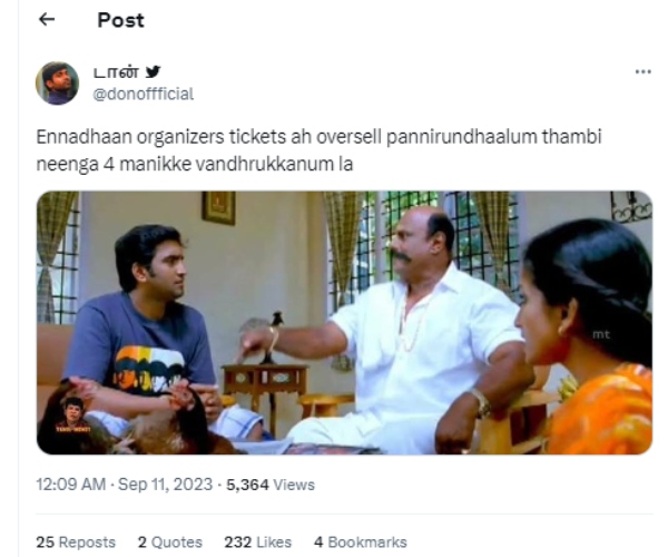 Trending Tamil Memes on AR Rahman concert Marakkuma Nenjam failure 