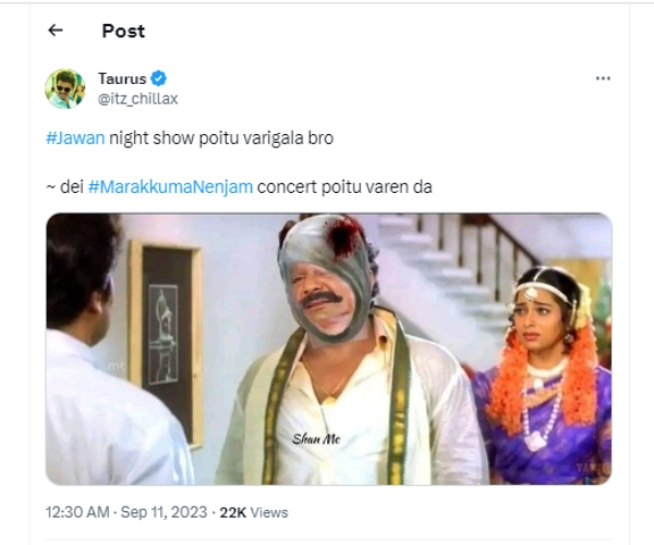 Trending Tamil Memes on AR Rahman concert Marakkuma Nenjam failure 