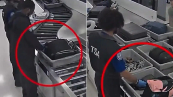 Cash theft from passengers luggage Security officials caught in US 