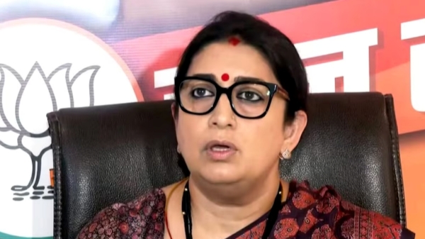 upcoming election battle between dharma and adharma says Union Minister Smriti Irani 