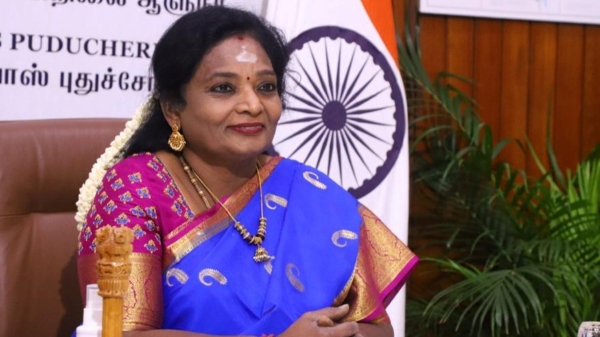  Governor Tamilisai Soundararajan said that 33 percent reservation for women is welcome