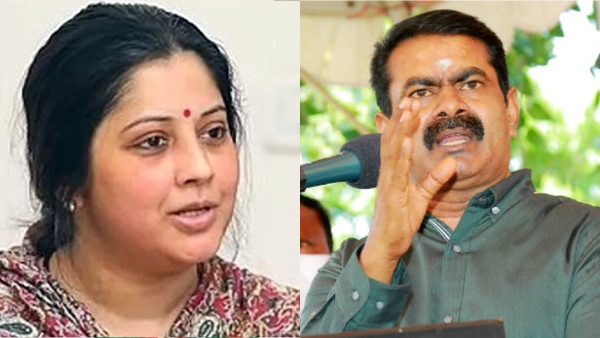 Naam Tamilar Chief Seeman blames DMK for Actress Vijayalakshmi Complaint 