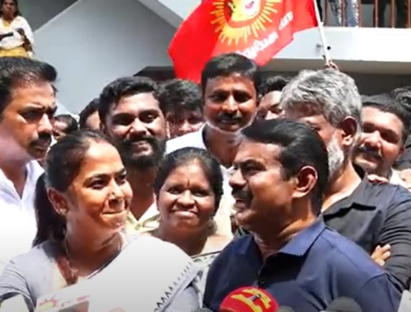 Kayalvizhi revelas Seemans Whats app latest status 