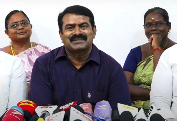 Veeralakshmi Husband threatens Naam Tamilar Chief Seeman
